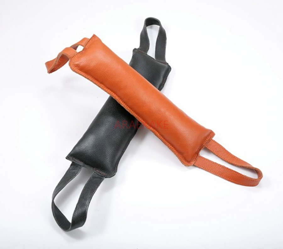 Leatherwork Training - 1PCS Hondentrainingsset, koeienhuid bijtende bal, werkende
