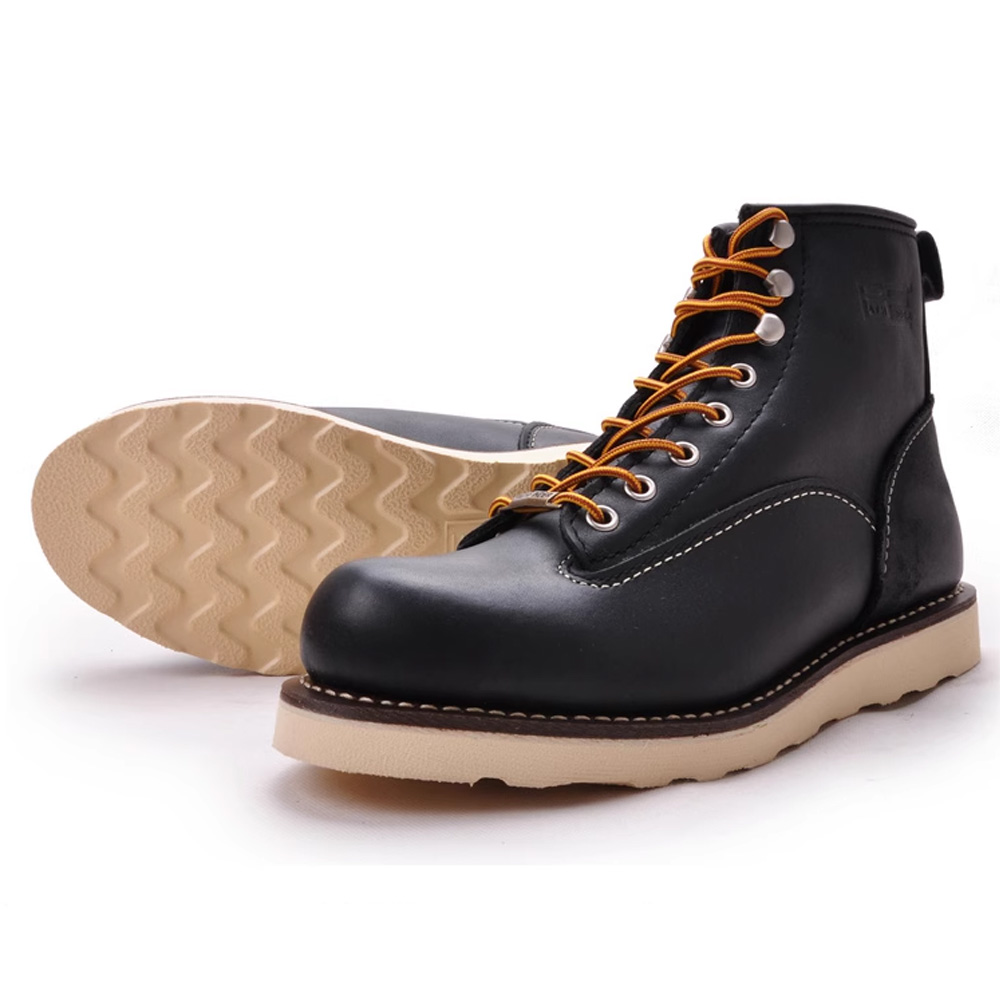 Leather Work Western - Herenmode Echt Leder Motorlaarzen Stalen Teen
