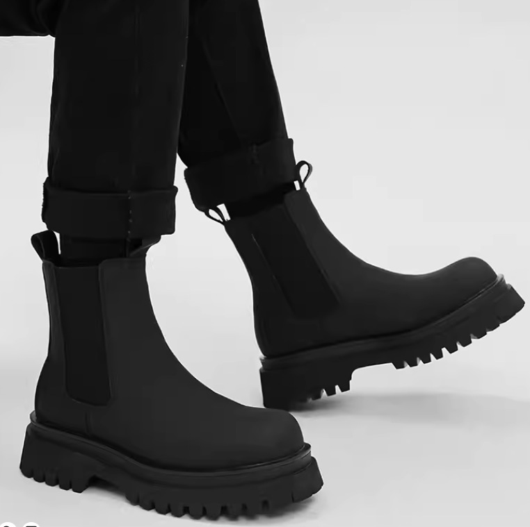 Leather Work Western - Heren Lug Boots Klassieke Engelse schoenen