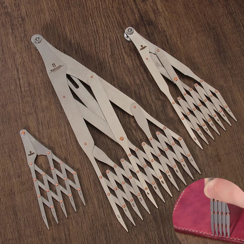 Leatherwork Ruler - Lederproducten Snelle gelijke divisie Hulpverdeling gelijkmatig