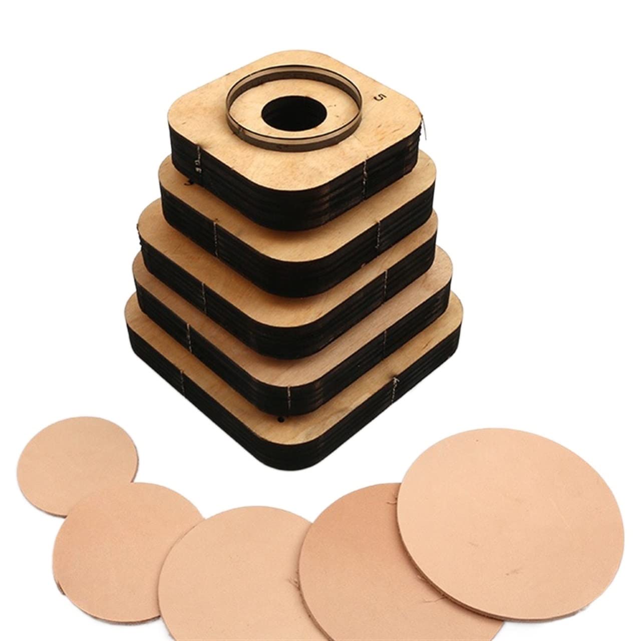 Leathercraft Japan - 1 stuk Japanse stalen mes snijmal,