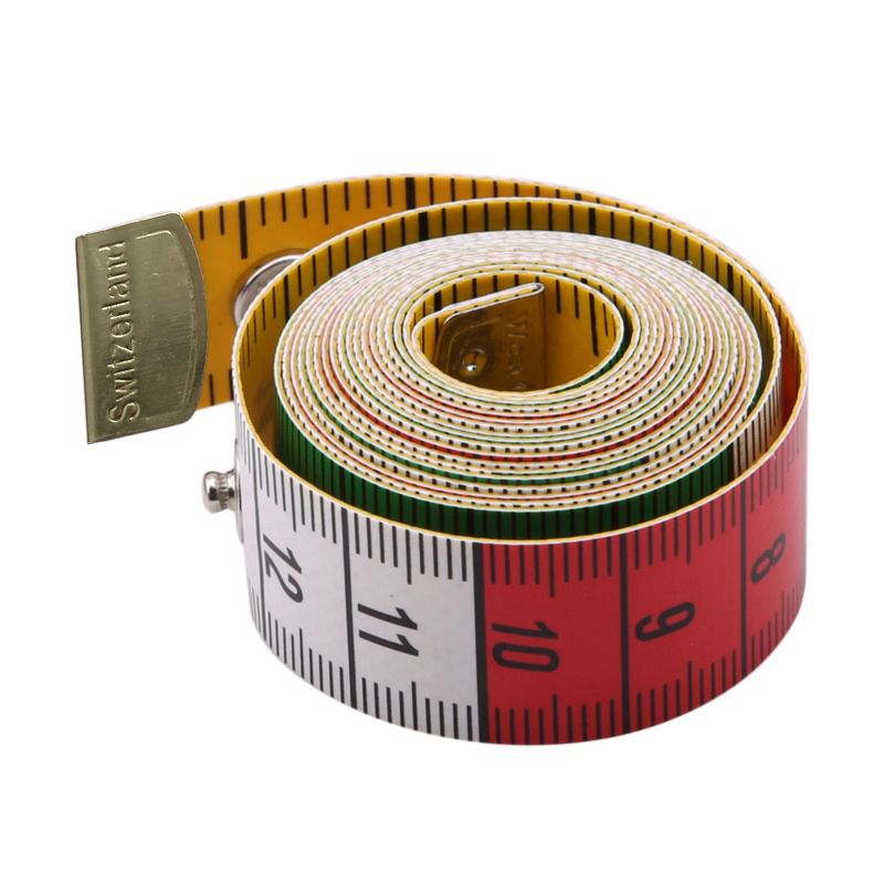 Leatherwork Ruler - 1.5M Zachte Meetlint Kledingmaatlint Met Drukknopen