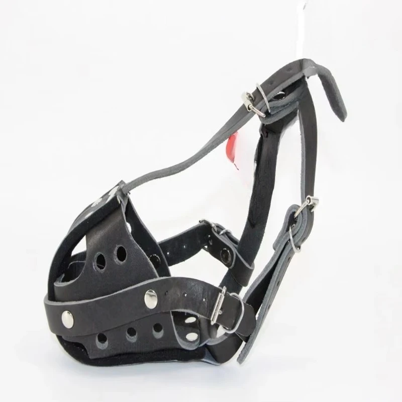 Leatherwork Training - Tactische hondenmuilkorf van leer voor hondentraining
