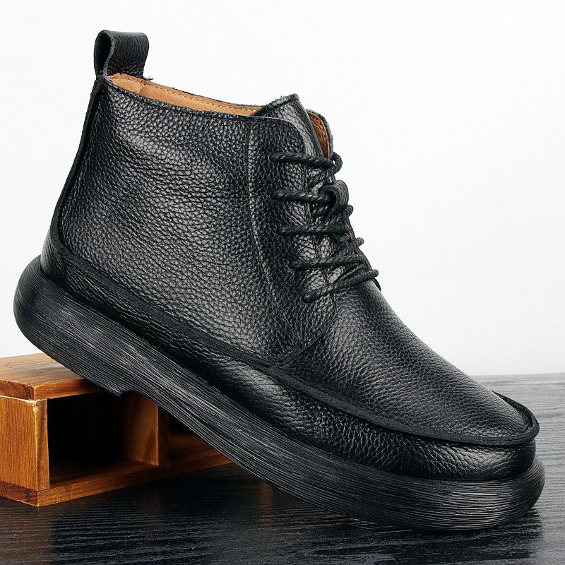 LIHUAMAO zwart koe lederen wer - Leather Work Western recensie en prijs