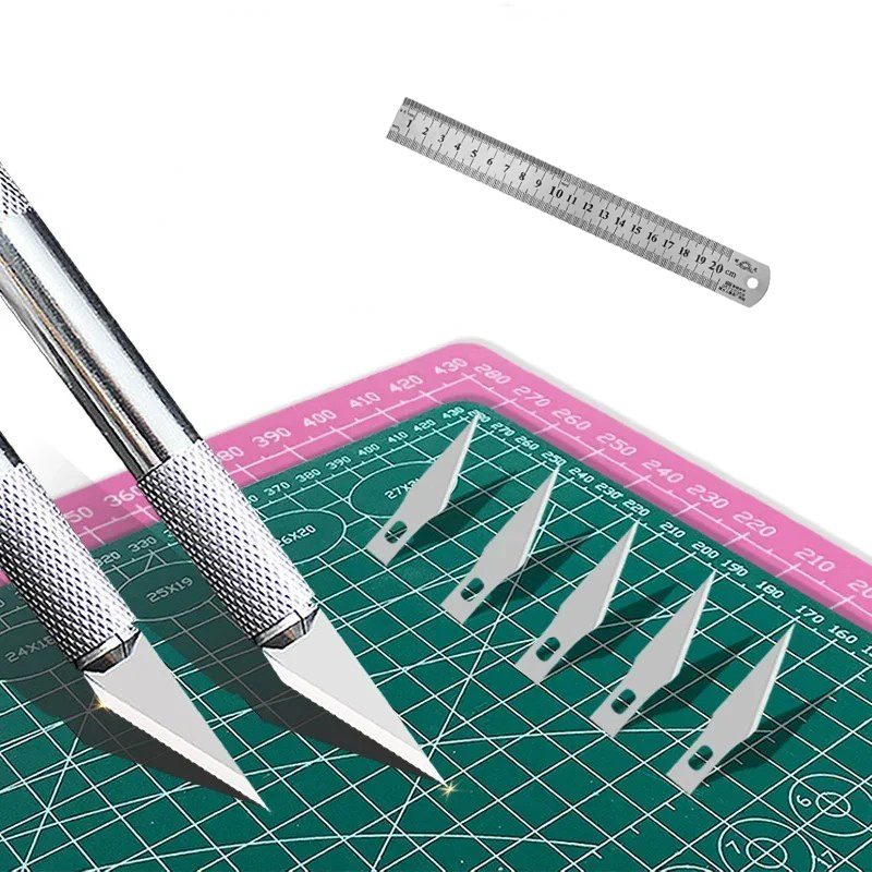 A3 snijmat snijmes/liniaalset  - Leatherwork Ruler recensie en prijs