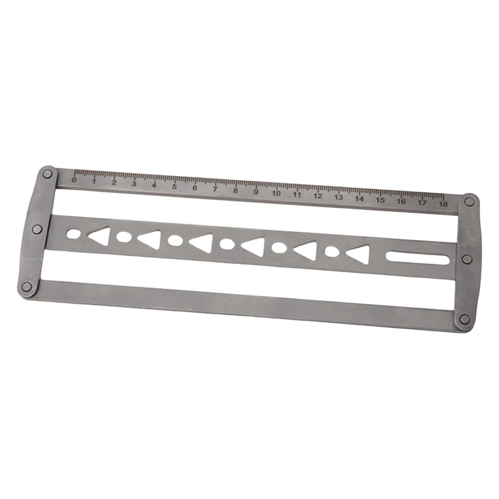 IJzeren riempositioneerliniaal - Leatherwork Ruler recensie en prijs