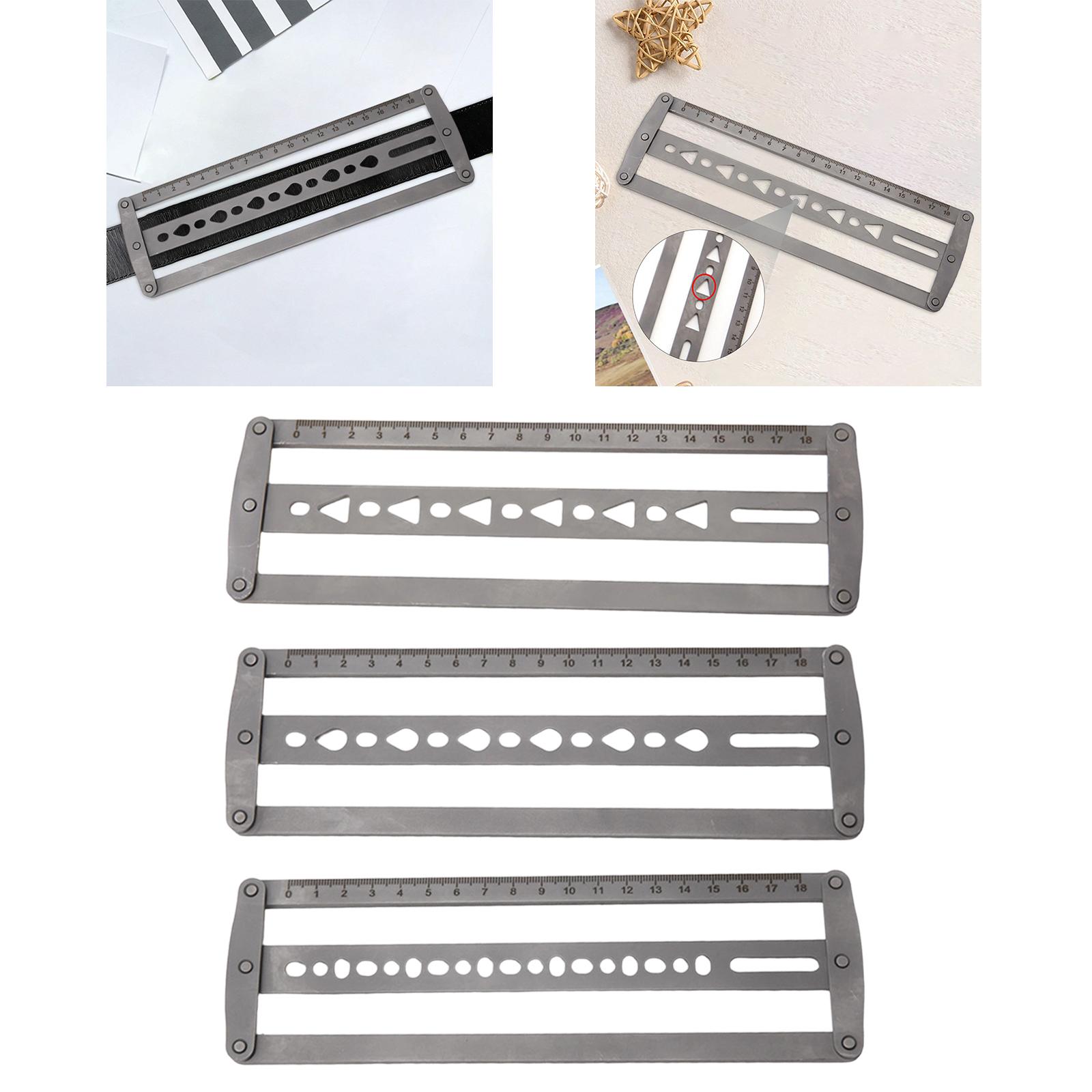 IJzeren riempositioneerliniaal - Leatherwork Ruler recensie en prijs