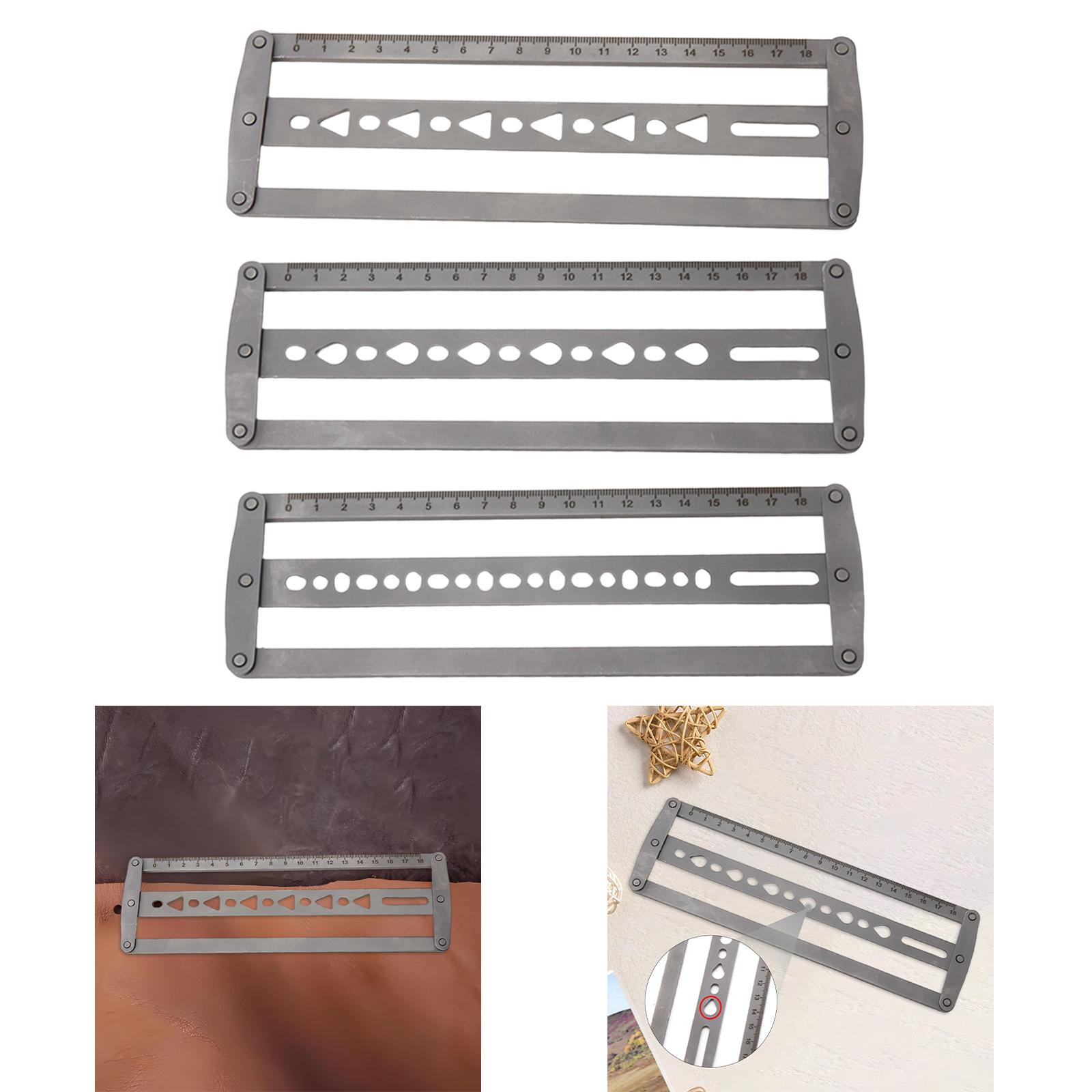 IJzeren riempositioneerliniaal - Leatherwork Ruler recensie en prijs