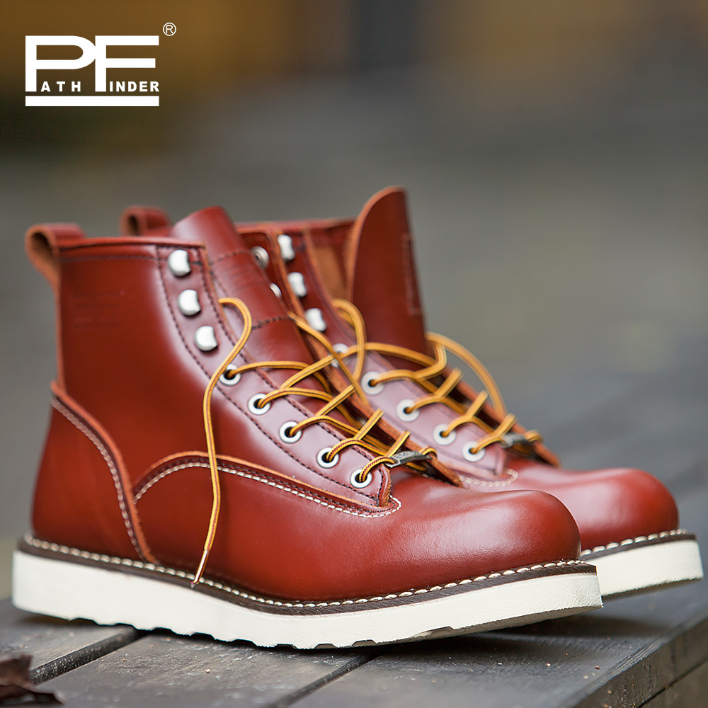 Herenschoenen van echt leer, m - Leather Work Western recensie en prijs