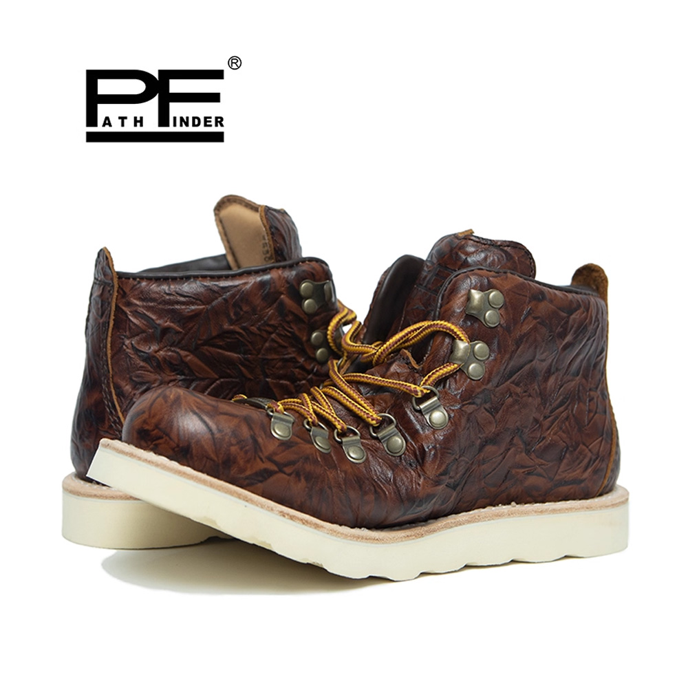 pf Mode Heren Echt Leer Motorl - Leather Work Western recensie en prijs