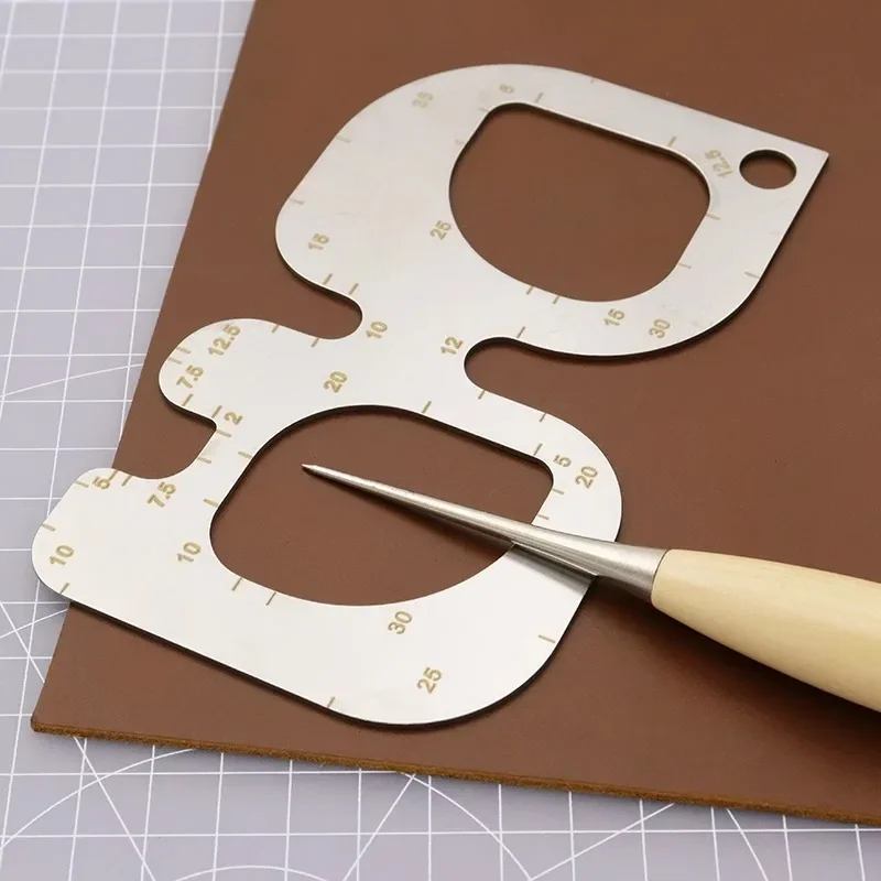 R Positionering Liniaal Roestv - Leatherwork Ruler recensie en prijs