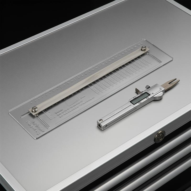 Bow Maker's platte leren linia - Leatherwork Ruler recensie en prijs