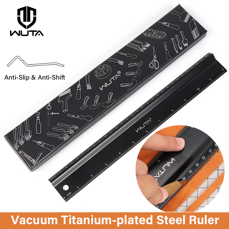 WUTA lederen snijliniaal veili - Leatherwork Ruler recensie en prijs