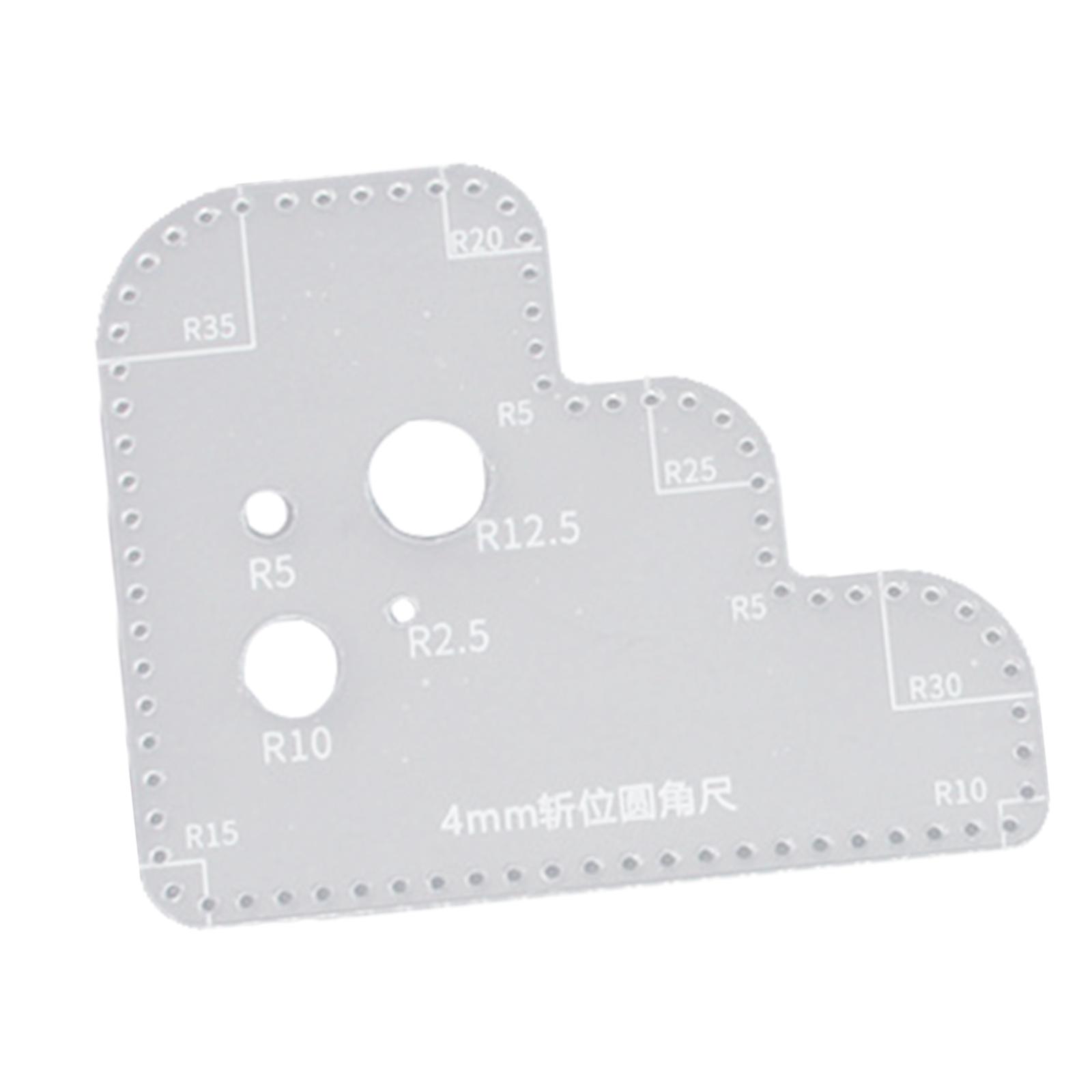 Acrylmal voor lederbewerking,  - Leatherwork Ruler recensie en prijs